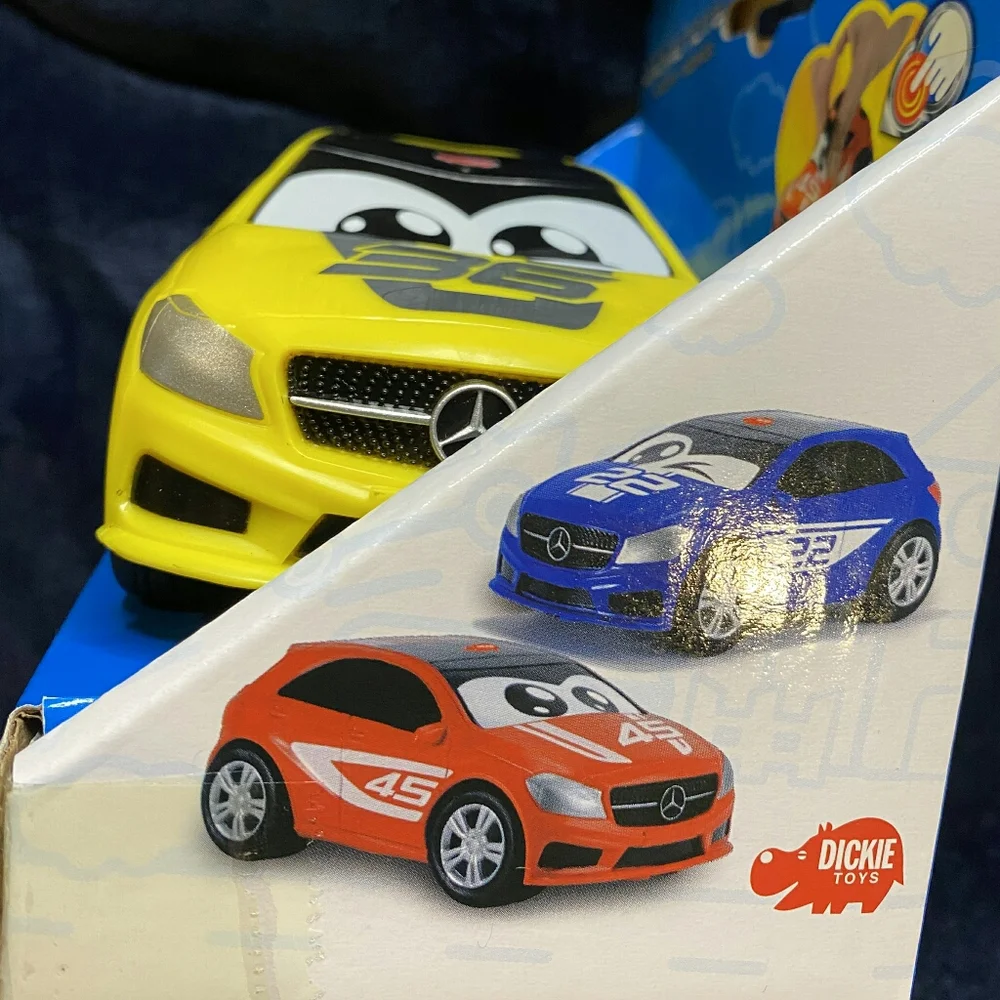 1st Birthday Bib & Mercedes Squeeze Car (2 Items)